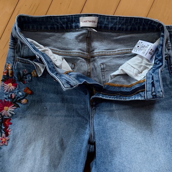 DRIFTWOOD Blue Jeans with Colorful Embroidery - Picture 6 of 6